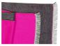 Preview: Scarf Shawl 100% Silk Flannel Pink Lila Anthrazit Dark Grey